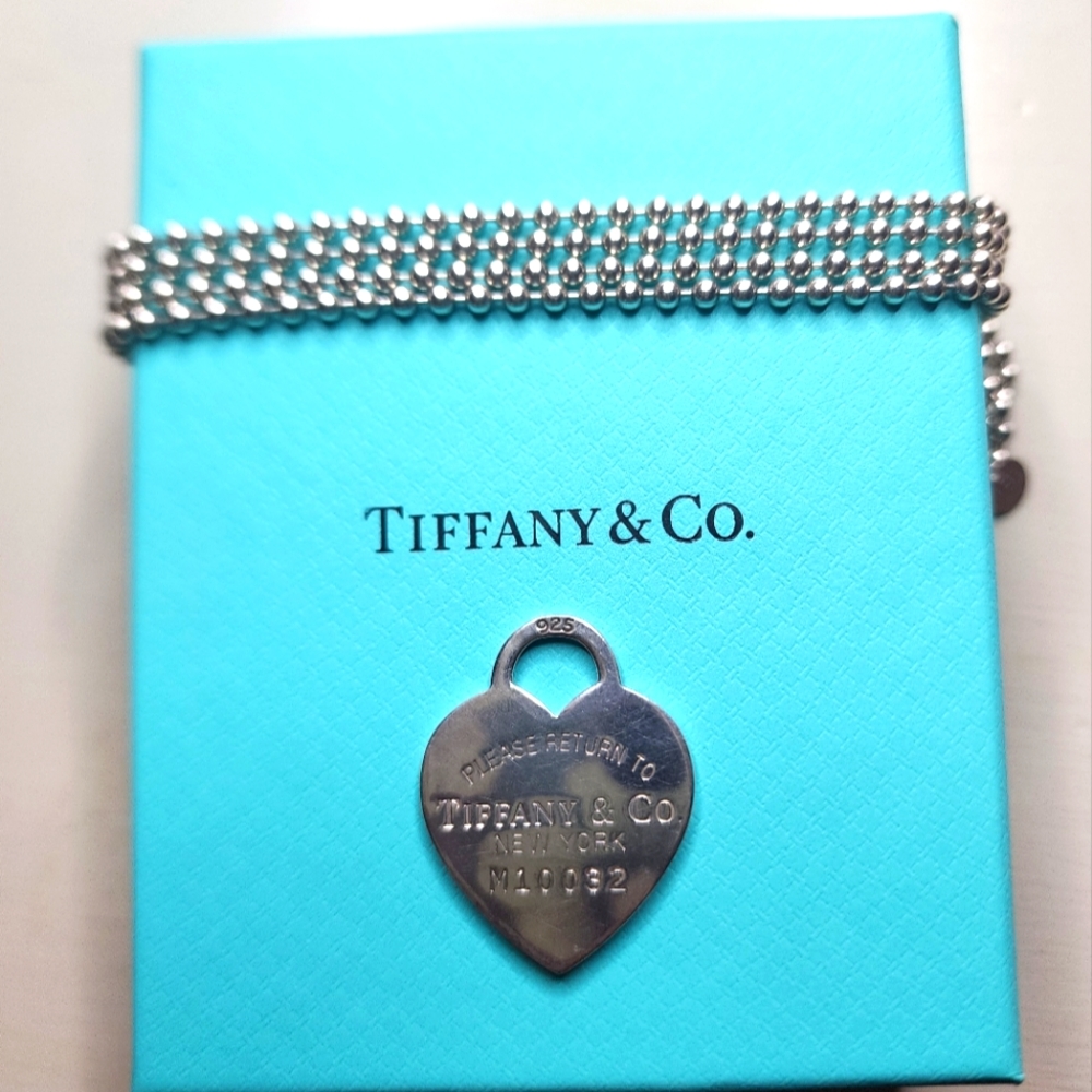 Return to Tiffany large heart and chain